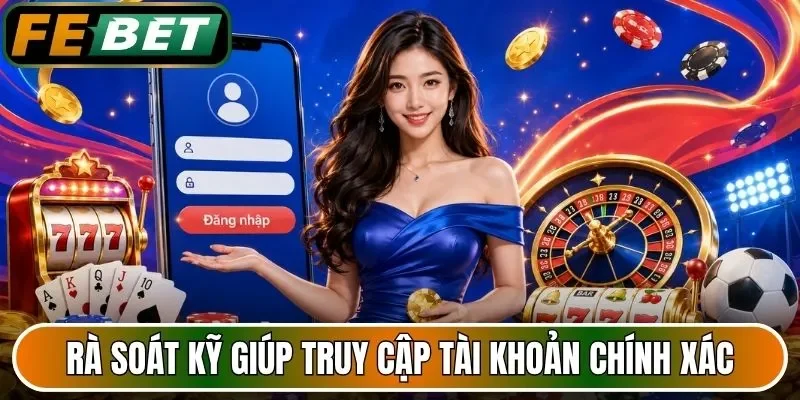 Rà soát kỹ giúp truy cập tài khoản chính xác