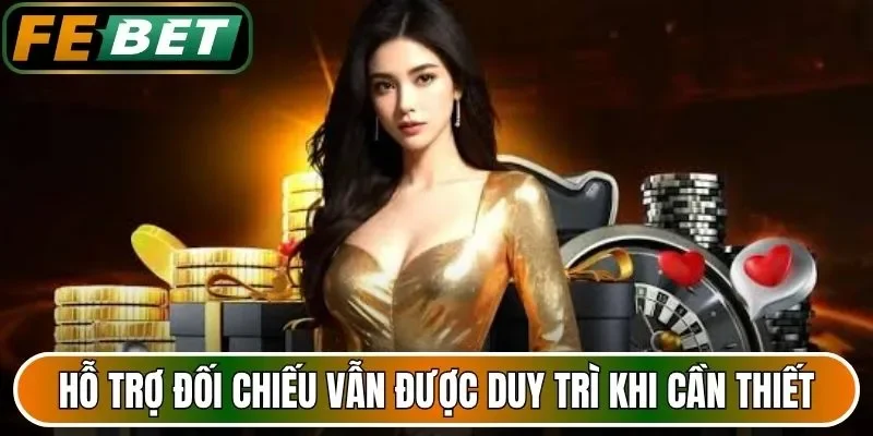 Hỗ trợ đối chiếu vẫn được duy trì khi cần thiết