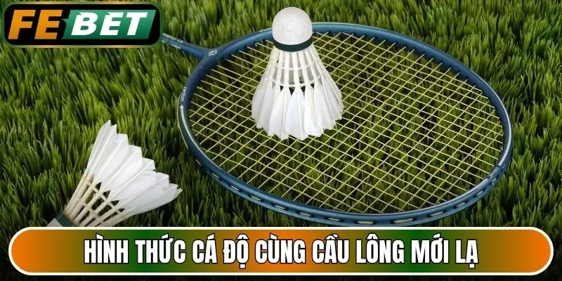 Hình thức cá độ cùng cầu lông mới lạ