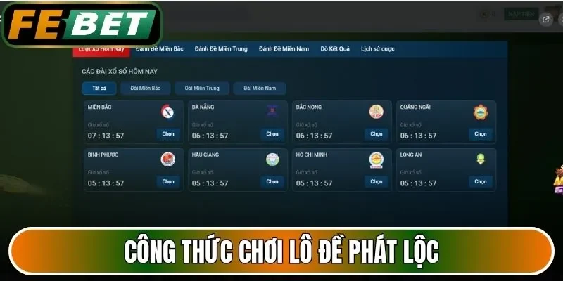 Công thức chơi Lô Đề Phát lộc